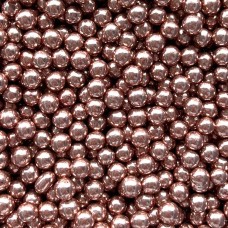 Suikerparels roségoud 6mm 75g